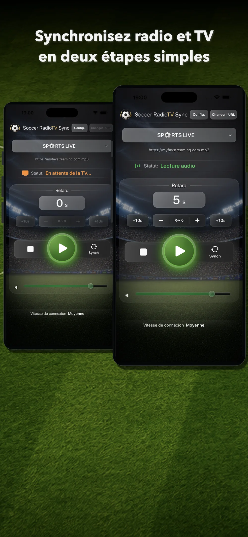 Synchronisez la radio et la TV en deux étapes simples